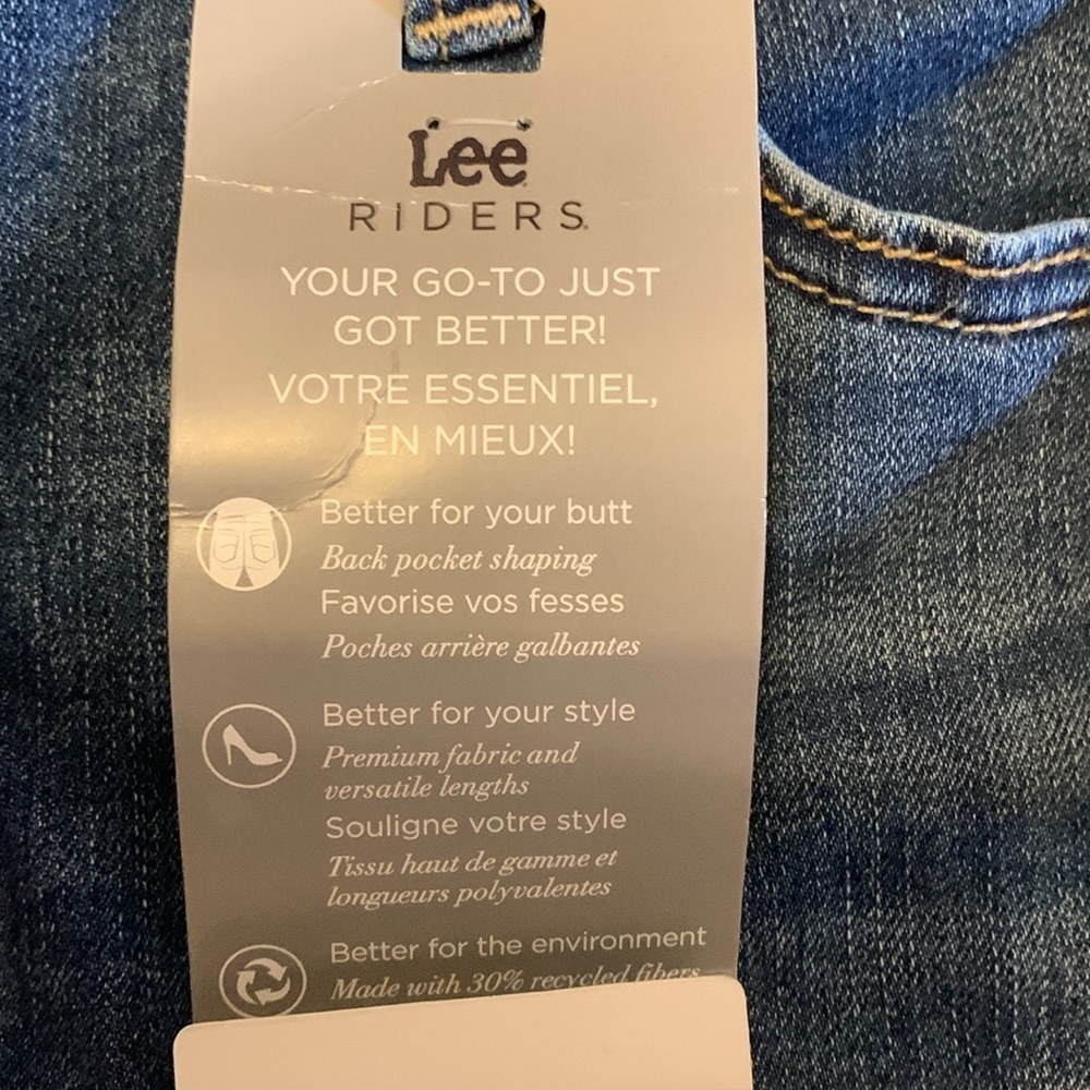 RIDERS BY LEE 16M Midrise Denim Capri - Picture 4 of 12